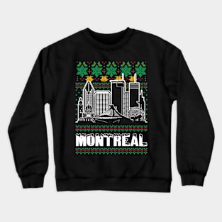 Montreal Canada Ugly Christmas Crewneck Sweatshirt